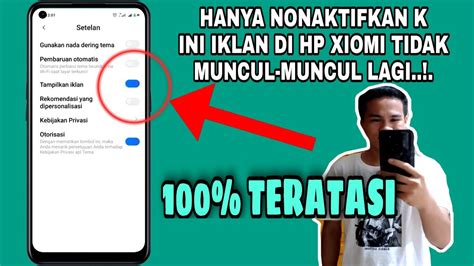 Cara Mengatasi Iklan Sering Muncul Di Hp Xiomi Youtube