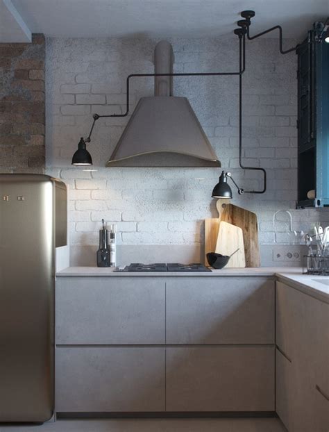 Loft In A Small Apartment Kitchen On Behance