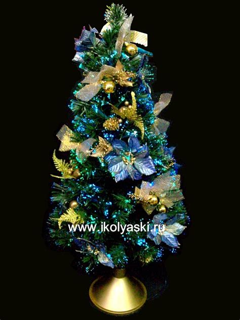Новогодняя искусственная елка, ёлка, с фиброоптическим световолокном ...
