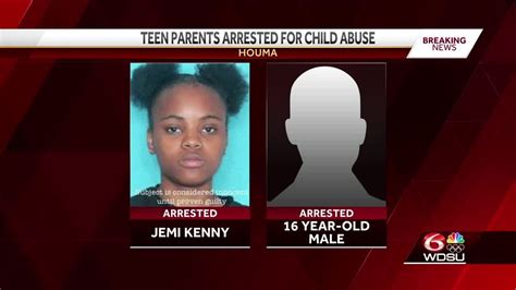 Houma Teen Parents Arrested Accused Of Abusing Infant Youtube