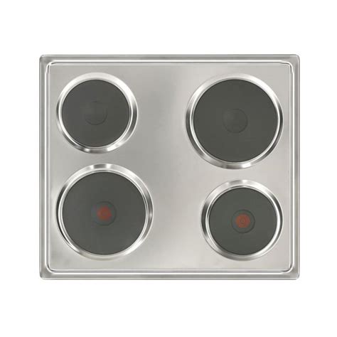 Defy Dhd333 600mm Stainless Steel 4 Plate Solid Hob