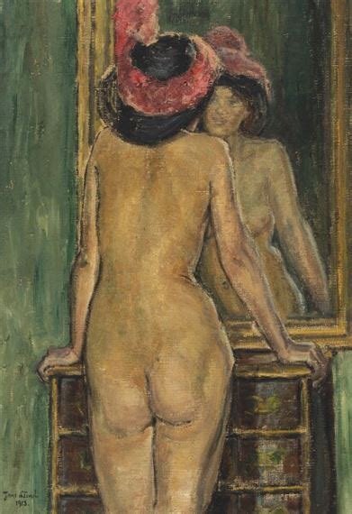 Lund Jens Naked Female In Front Of A Mirror Mutualart