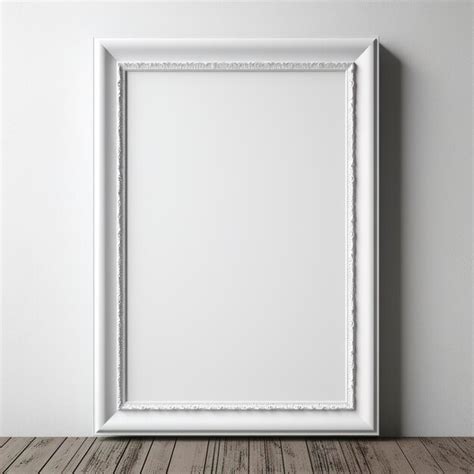 Premium Photo | A white poster frame for artistic expression Empty ...