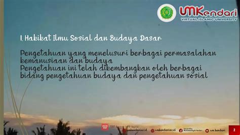 SOLUTION 01 Materi Pengantar Ilmu Sosial Dan Budaya Dasar Studypool