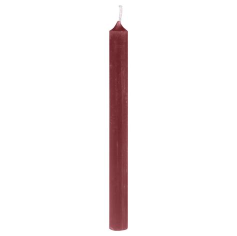 Mini Thin Taper Candle 12cm Diameter Various Colours