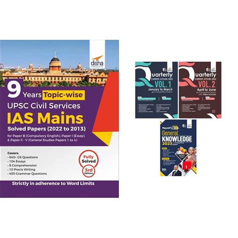 Buy 9 Years Topic Wise Upsc Civil Services Ias Mains Solved Papers