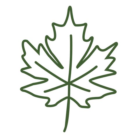 Flat Maple Leaf Icon PNG SVG Design For T Shirts