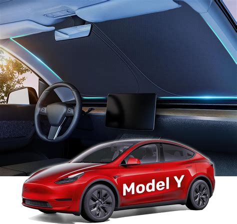 Amazon Zanch 2024 Upgraded Accessories Tesla Model Y Sunshade