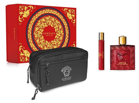 Ripley Set Perfume Versace Eros Flame Hombre Edp Ml Travel Spray