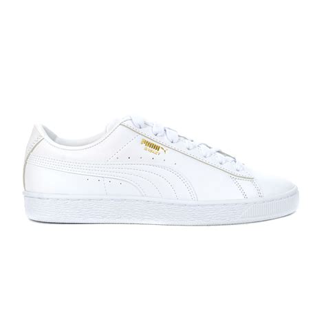 Puma Men S Basket Classic Xxi White Sneakers Wooki