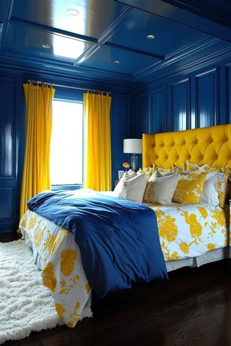 25 Refreshing Blue and Yellow Bedroom Ideas You’ll Love - Roomy Retreat