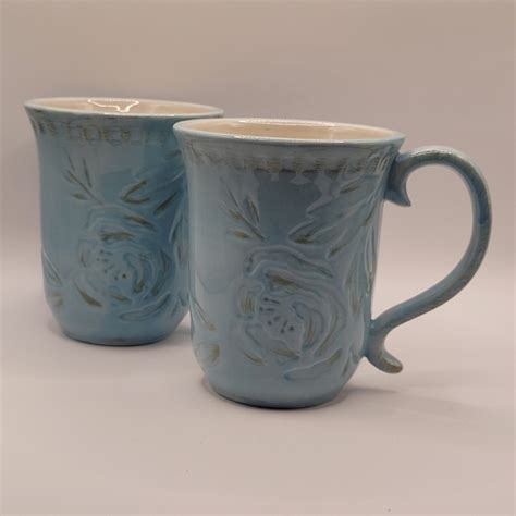 Fitz And Floyd Dining Fitz And Floyd Toulouse Light Blue Floral