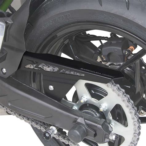 Cubre Cadena En Aluminio Negro Barracuda Kawasaki Z650 Ninja 650 17 19