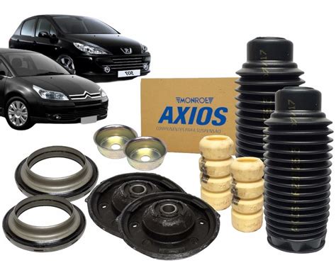 Kit Batente Coxim Dianteiro C Hatch Pallas Completo Axios Frete Gr Tis