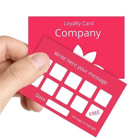 Standard Custom Loyalty Cards Events Promotions Printex