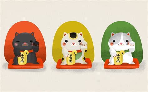 Maneki Neko El Gato De La Suerte De Jap N Fondo De Pantalla Pxfuel