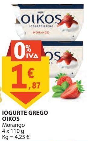 Promoção Iogurte grego oikos em E Leclerc