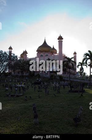 Mosque In Kuching Sarawak Borneo Malaysia Southeast Asia Stock Photo