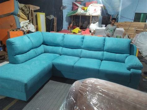 Seater Cotton L Shape Sofa Set With Lounger At Rs Set In