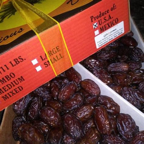 Jordan River Dates Medjool Dates 11 Lb Agora Foods International