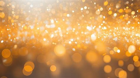 Premium AI Image | Golden Bokeh Light Abstract Background