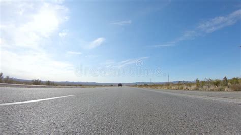 Daytime Road Trip: Nevada To California on HWY 77 Stock Video - Video ...