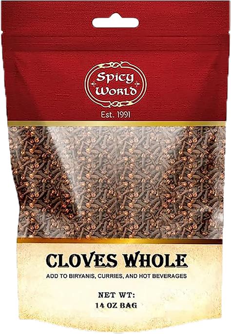 Amazon Spicy World Whole Cloves Bulk Oz Bag Premium Quality