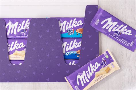 Tablette de chocolat Milka personnalisée Coeur MadeinGift