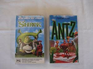 DreamWorks Shrek & Antz VHS