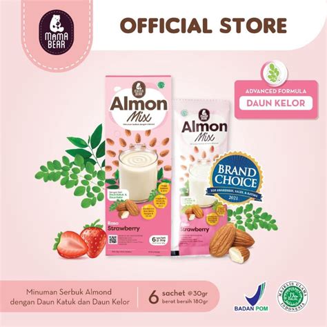 Jual Mama Bear Minuman Booster Asi Susu Pelancar Asi Almon Mix Gr