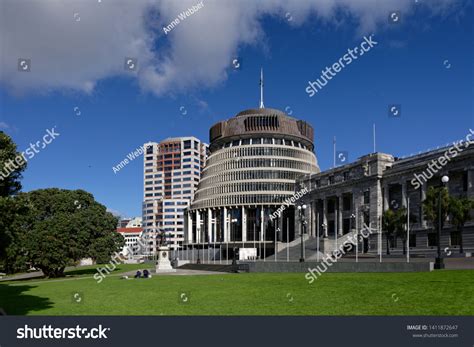 New Zealands Parliament Building Wellingtonnew Zealand Stock Photo ...