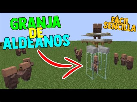 COMO hacer una GRANJA de ALDEANOS FÁCIL y SENCILLA TUTORIAL GRANJA