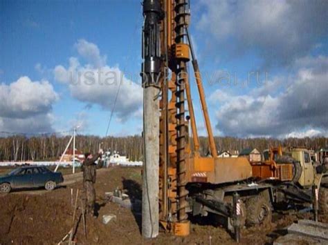 Буронабивные сваи