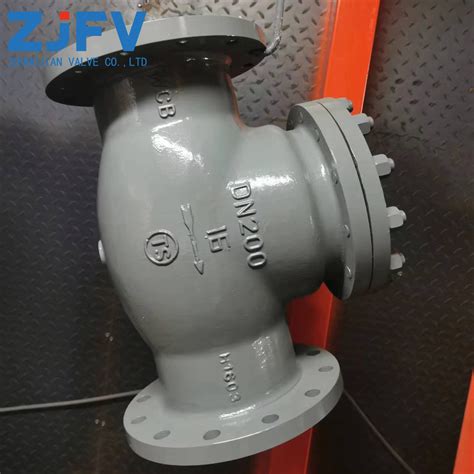 Pn16 DN200 Wcb Flange Connected Swing Check Valve China Non Return