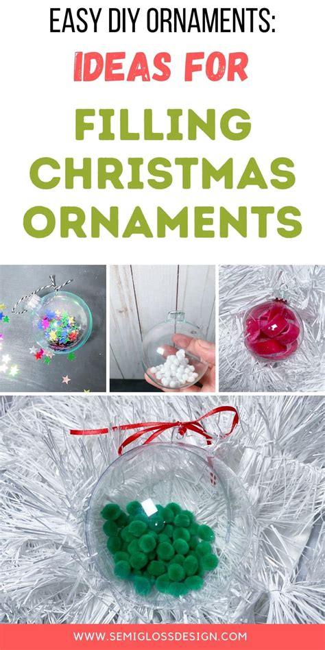 Clear Plastic Ornament Craft Activity