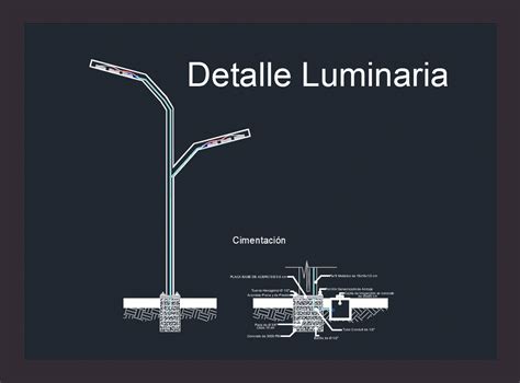 Descarga Gratis Bloques Cad De Alumbrado P Blico