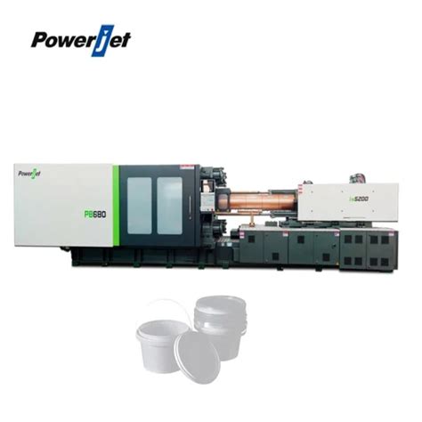 Powerjet New Tech 680t PP Paint Bucket Injection Molding Machine With