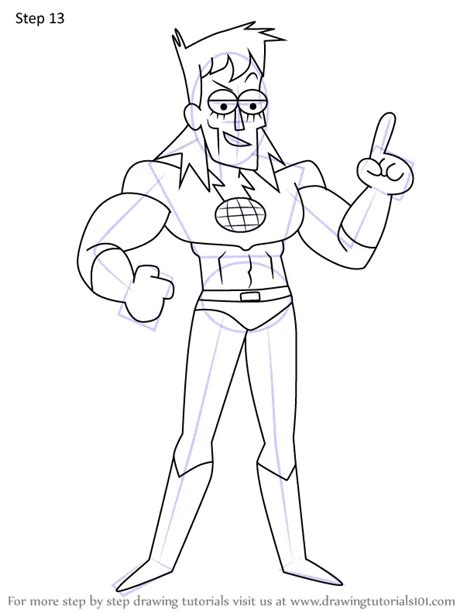 Step By Step How To Draw Captain Planet From Ok Ko Lets Be Heroes