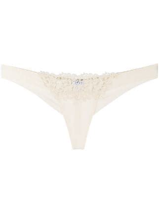 La Perla Lace Trimmed Thong Farfetch