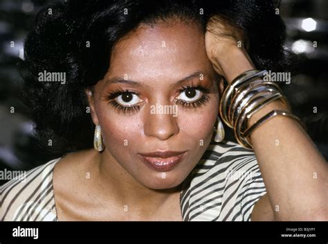 Diana Ross Us Singer In April 1976 Stock Photo Alamy