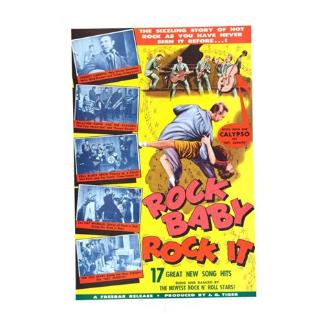 rock baby rock   poster  bad dog posters