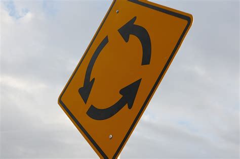 Roundabout Sign