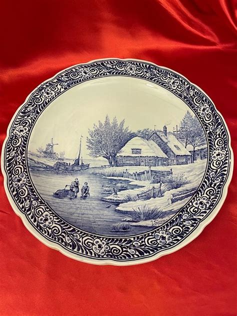 Delft Wandteller J Sonneville 40 Cm Sammelteller Kaufen Auf Ricardo