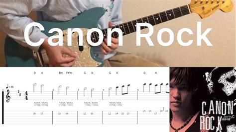 Canon Rock Guitar Cover With Tabs Chords YouTube