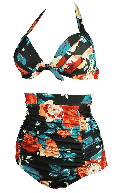 Women S High Waist Bikini Set Trendy Summer Fashion Swimsuit