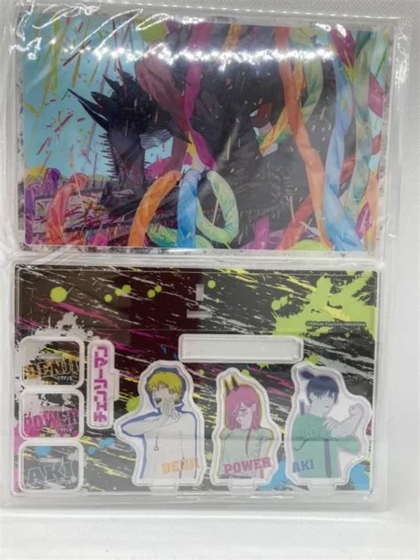 CHAINSAW MAN DENJI Power Aki Acrylic Stand Figure Set Official Product