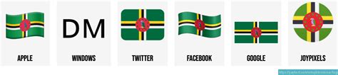 🇩🇲 Flag of Dominica emoji