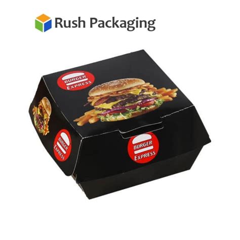 Get Custom Burger Boxes Wholesale At Rushpackaging Journal