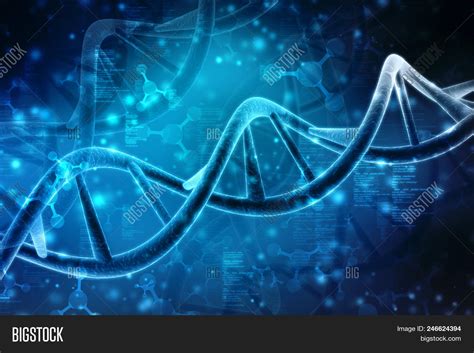 3d Render Dna Image Photo Free Trial Bigstock