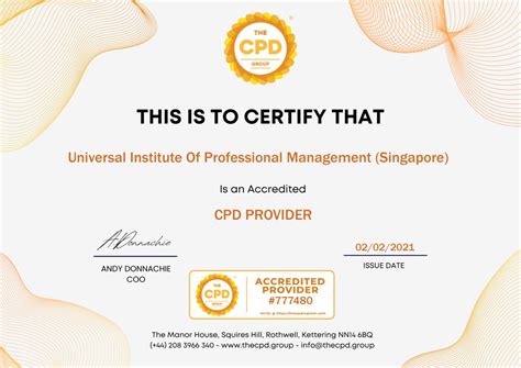 Cpd Certification Uipm Academy